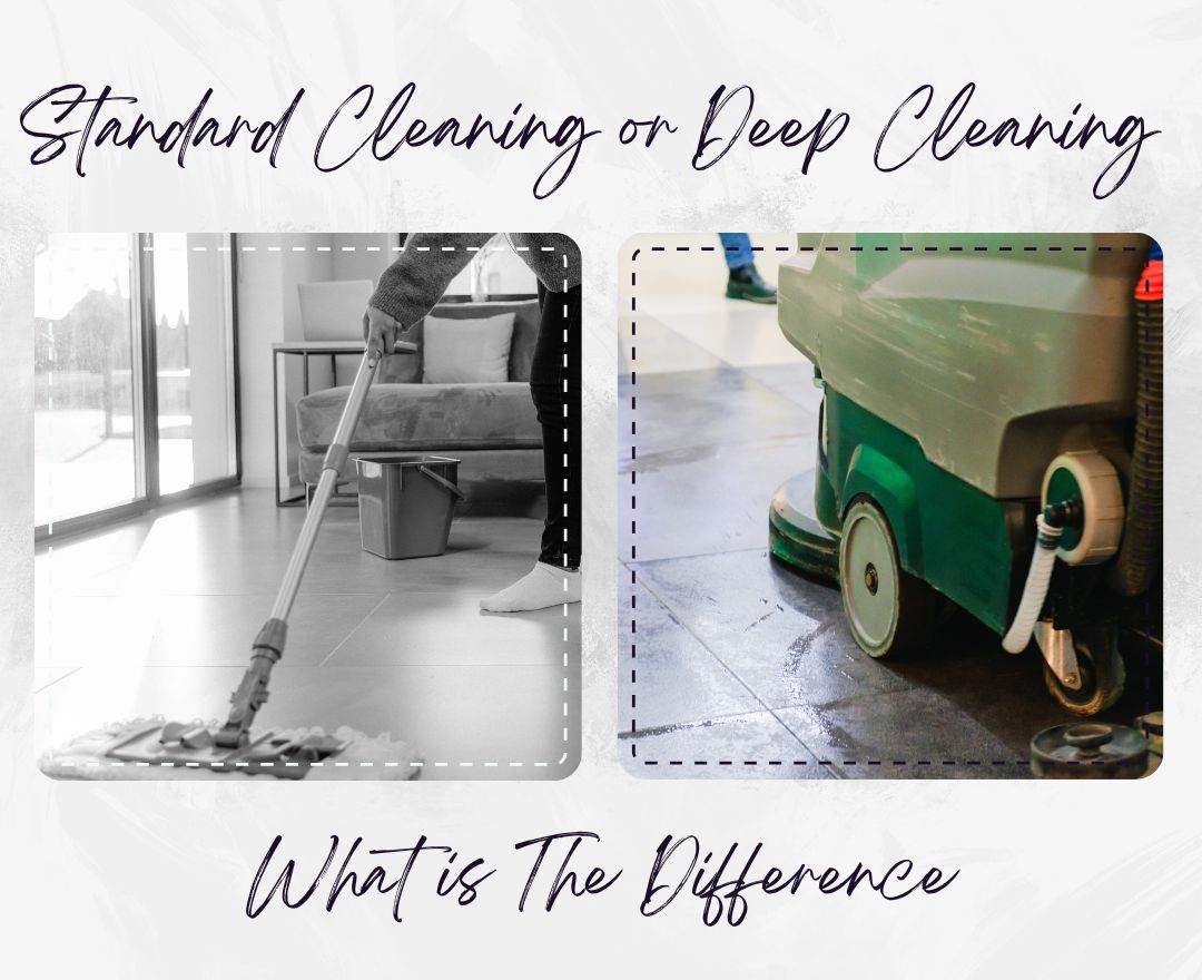 What is The Difference Between Standard Cleaning and Deep Cleaning?